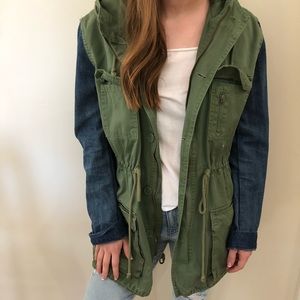 Canvas + Denim Jacket